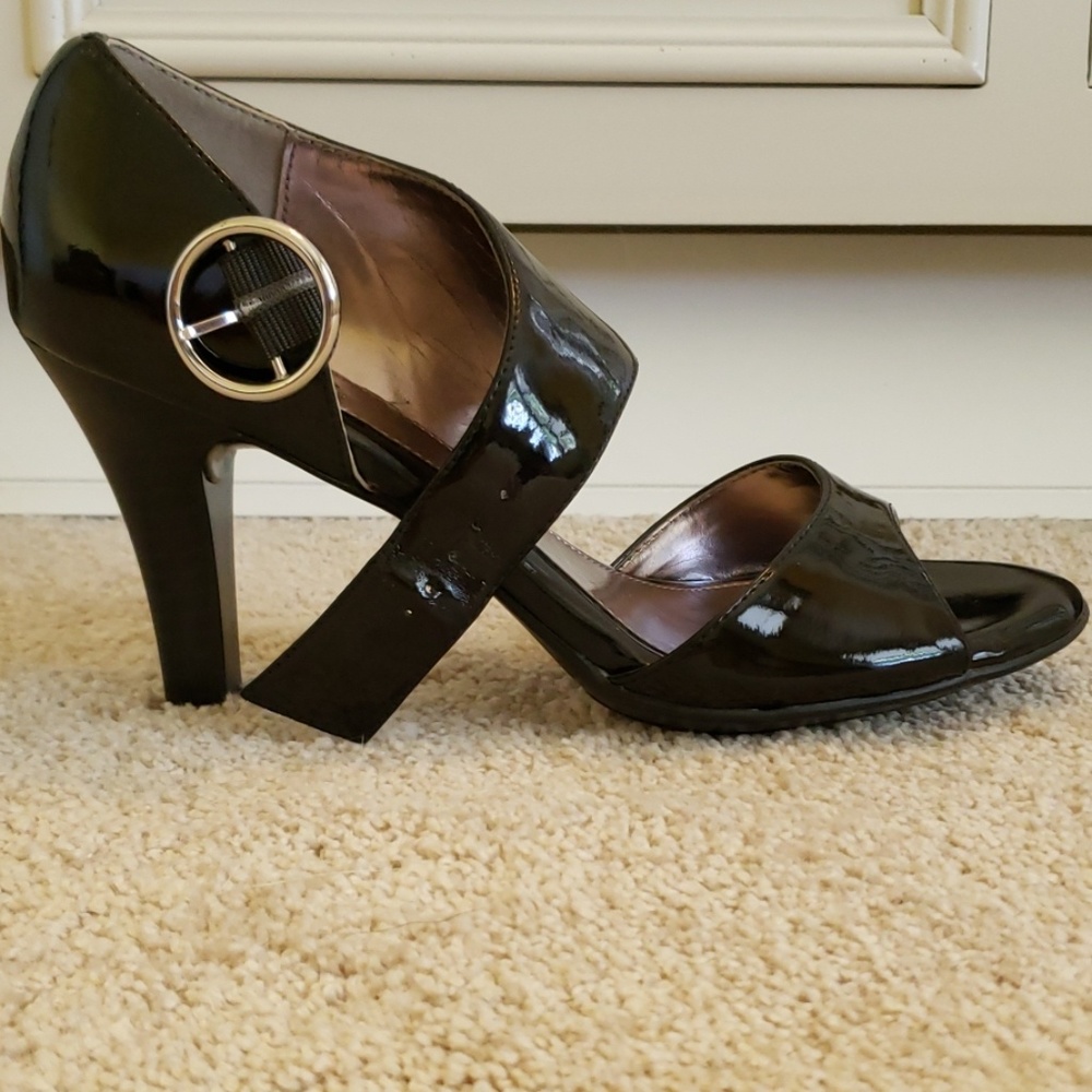 Black Patent Leather Pumps